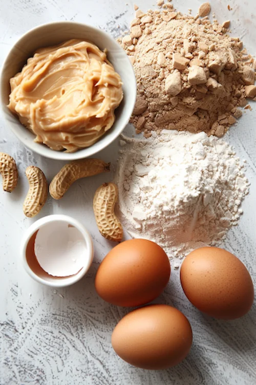 ingredientes Galletas de mantequilla de cacahuete
