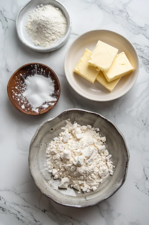 ingredientes Galletas finas de mantequilla